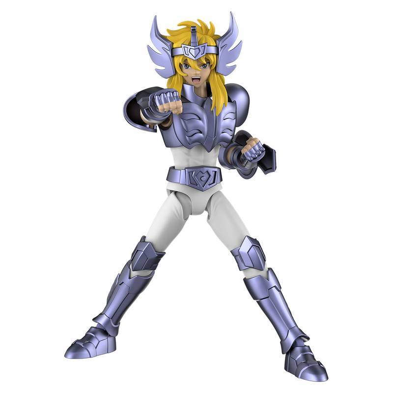 Model Kit Hyoga de Cisne Cavaleiros do Zodíaco Saint Seiya Champion Class Blokees 13cm