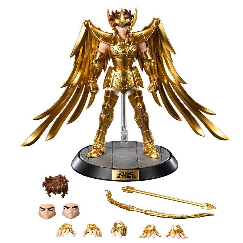 Model Kit Aioros de Sagitário Cavaleiros do Zodíaco Saint Seiya Blokees 15cm